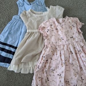 Lot of 3 6-12 month dresses